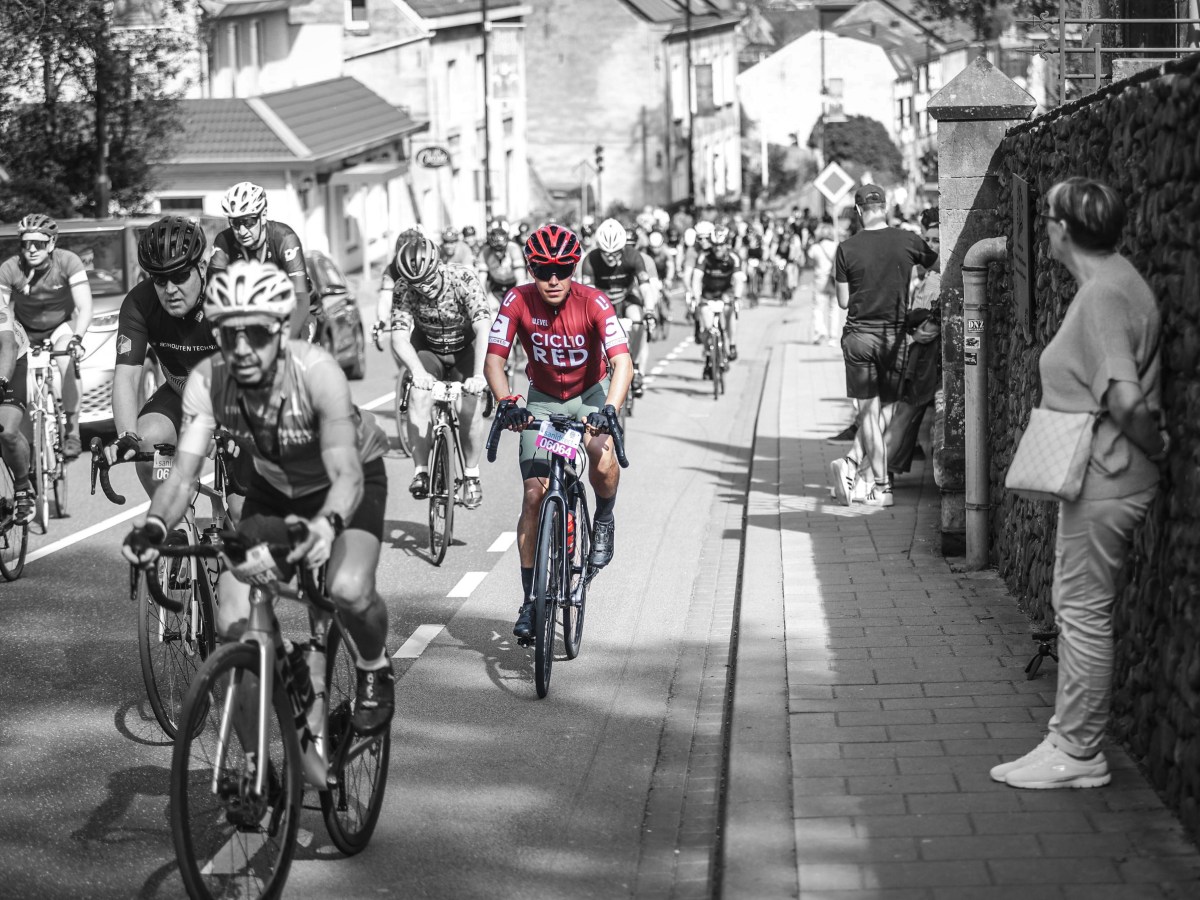 Una Amstel por la cicloturista del&nbsp;Oro